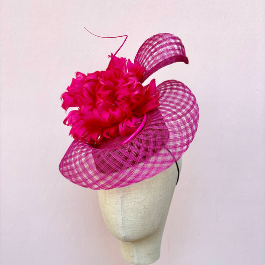 Pink Swirl Fascinator