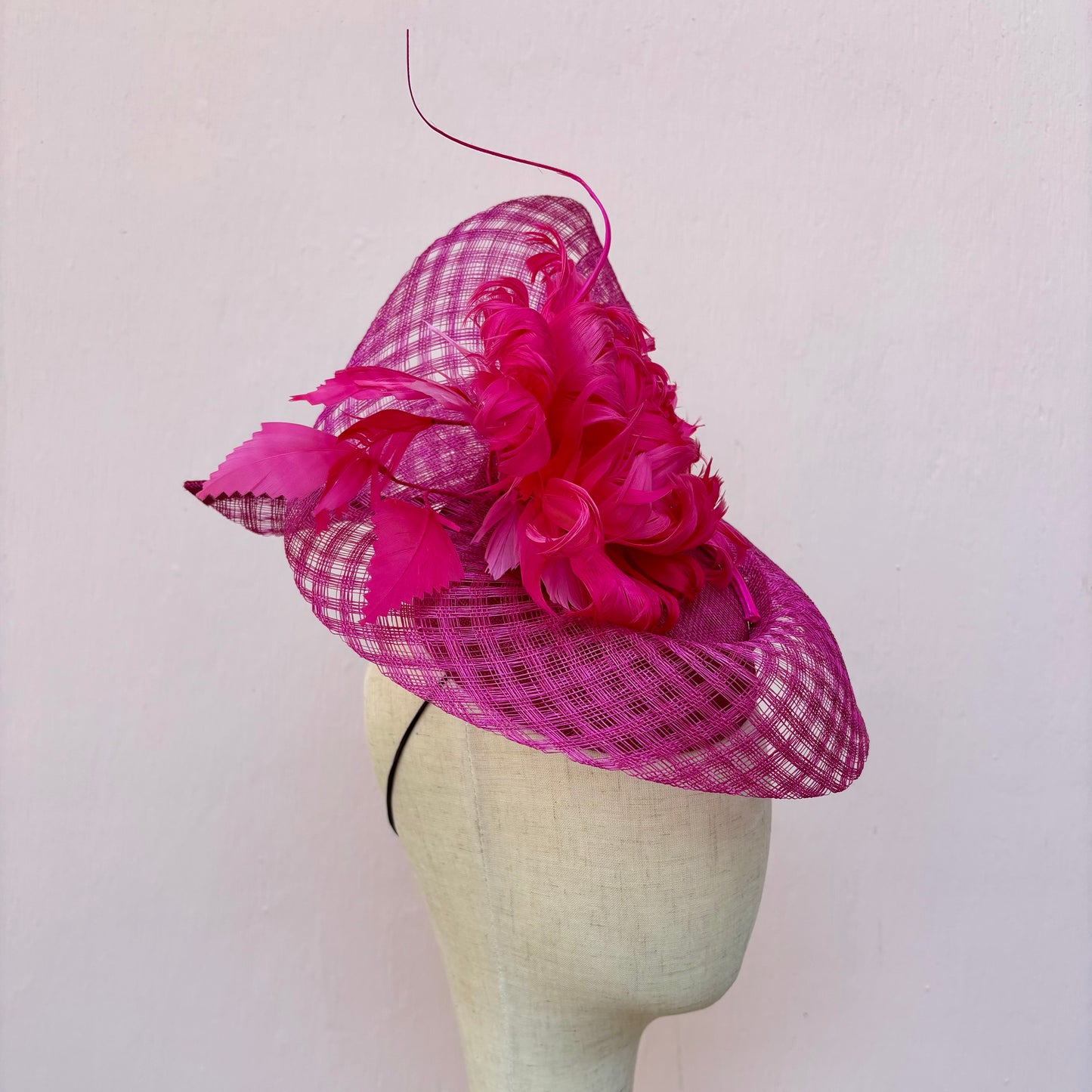Pink Swirl Fascinator