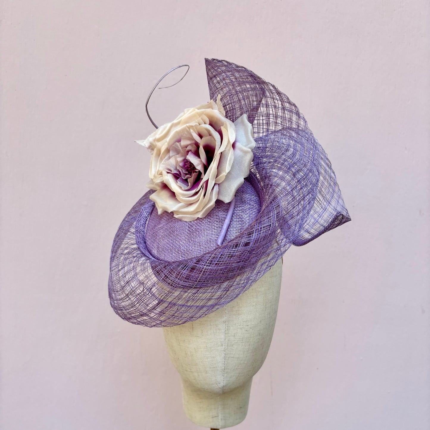 Lavender Swirl Fascinator