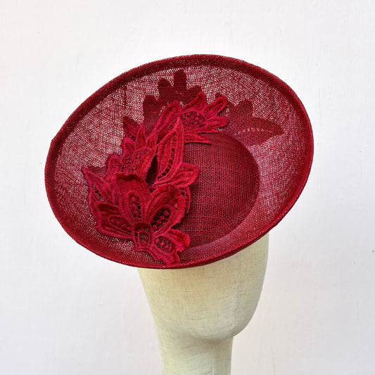 Red Fascinator