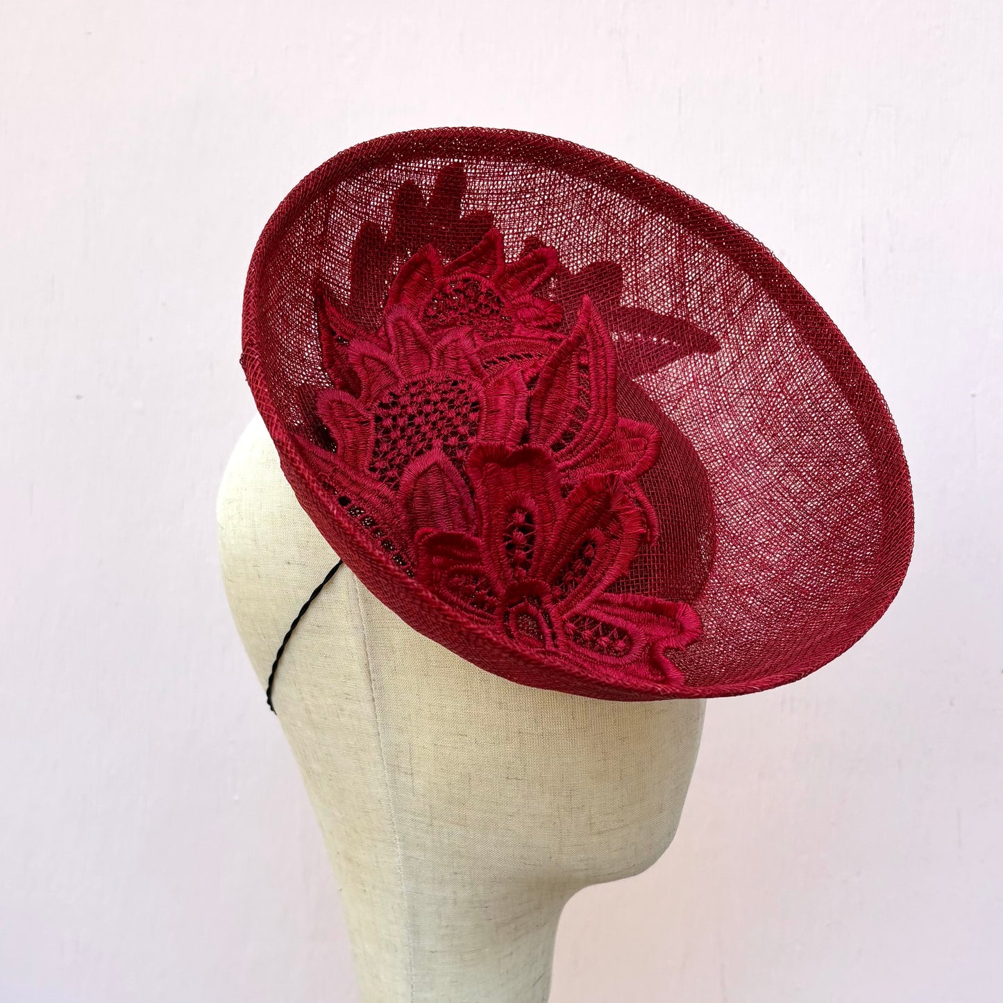 Red Fascinator
