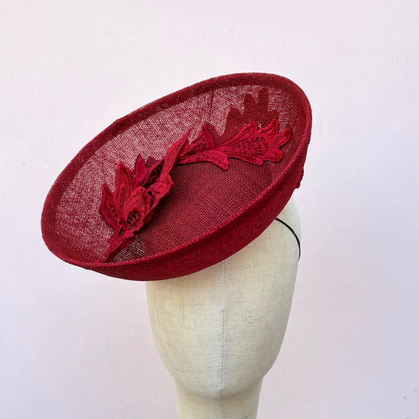 Red Fascinator