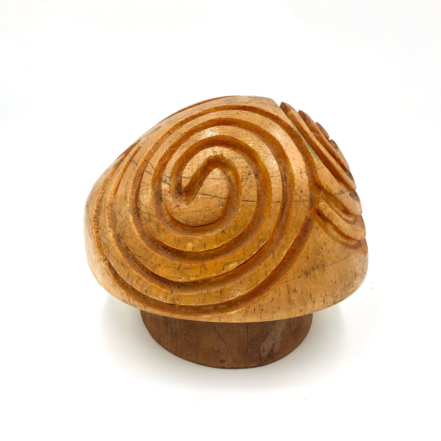 Vintage Wood Beret Block