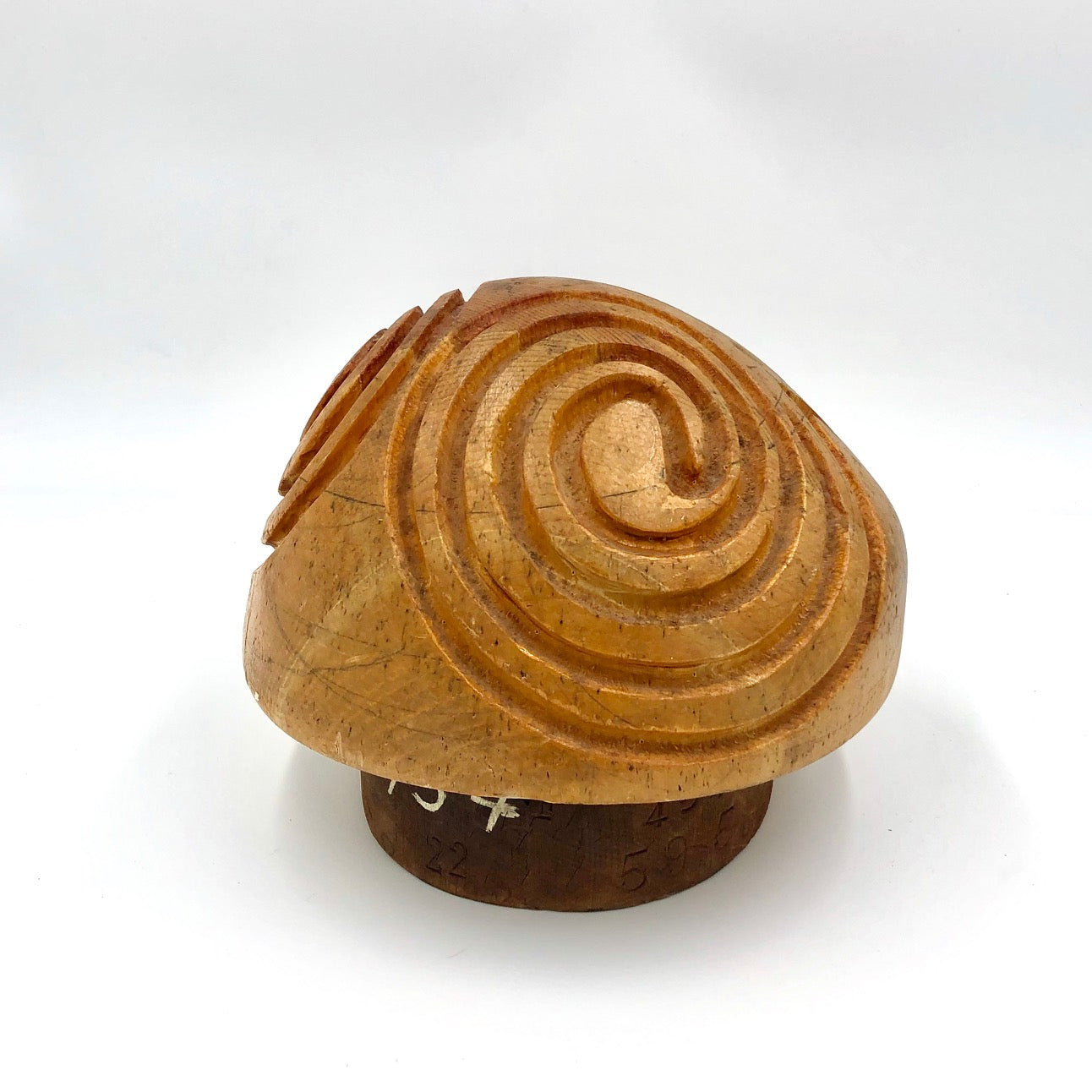 Vintage Wood Beret Block