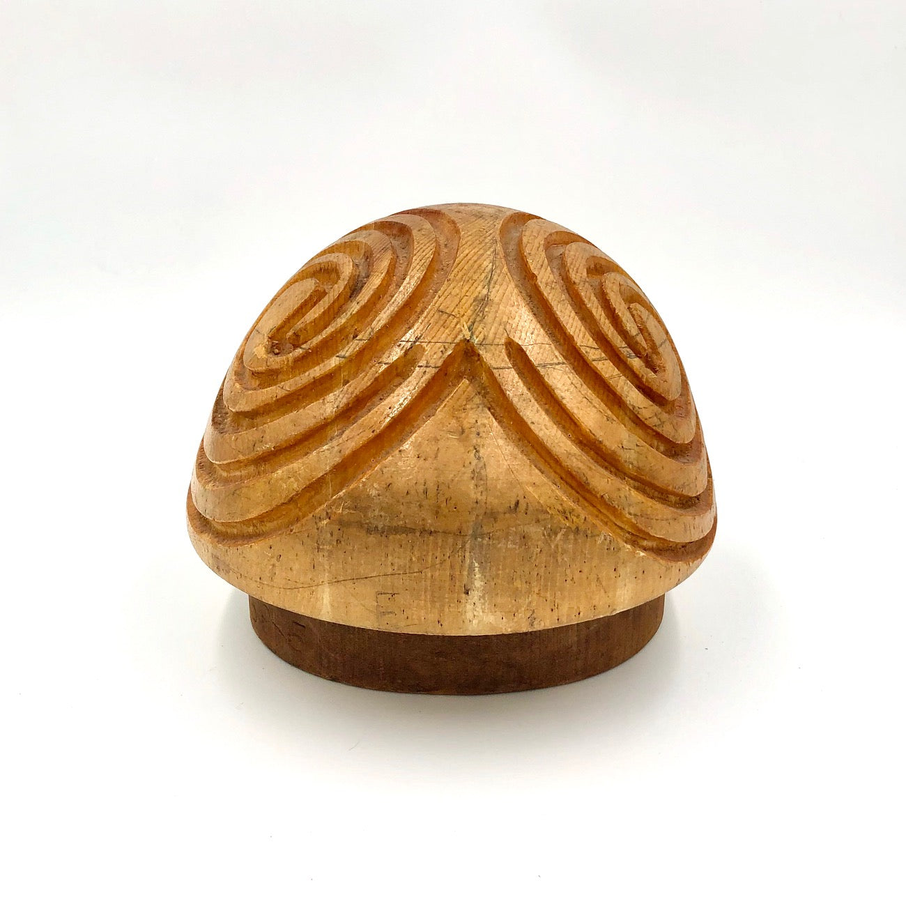 Vintage Wood Beret Block