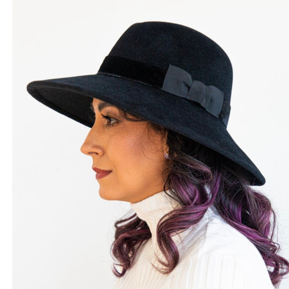 Black Cleo Fedora