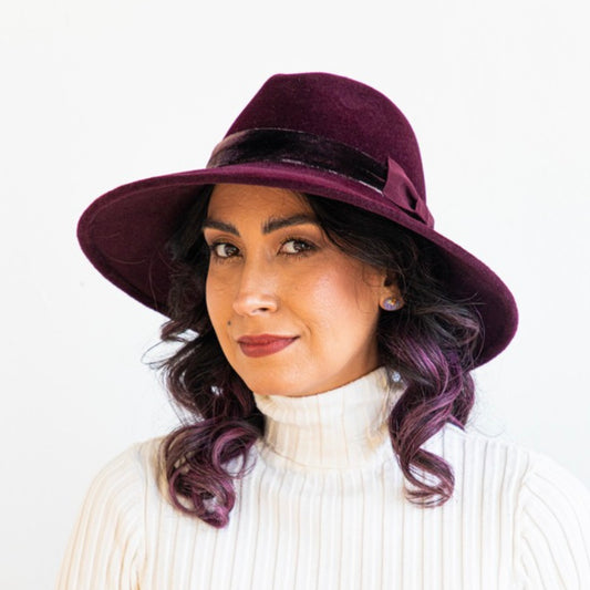 Bordeaux Cleo Fedora
