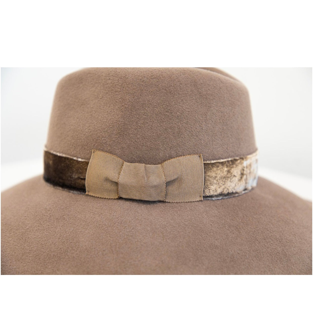 Taupe Cleo Fedora
