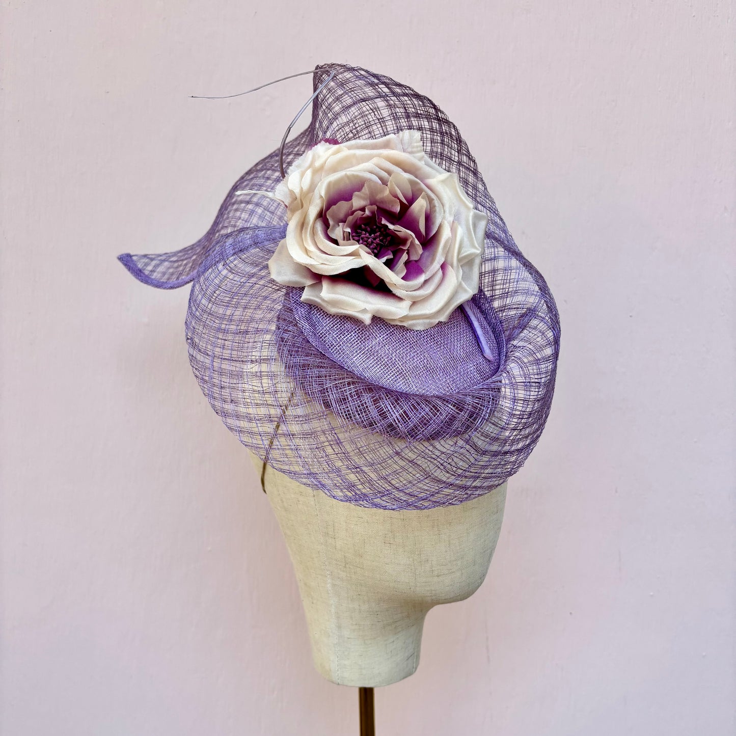 Lavender Swirl Fascinator